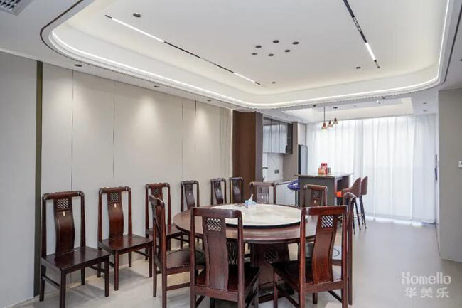 137㎡世紀東方城別墅戶型，盡顯新中式的雅致與現代格局的氣派